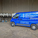 Welch Refrigeration van at PG Rix Farms Ltd in Great Horkesley - providing refrigeration services in Essex