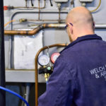 Welch Refrigeration engineer providing HVAC and refrigeration servicing in Suffolk