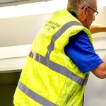 Welch Refrigeration engineer installing a walk-in freezer in Ipswich Suffolk